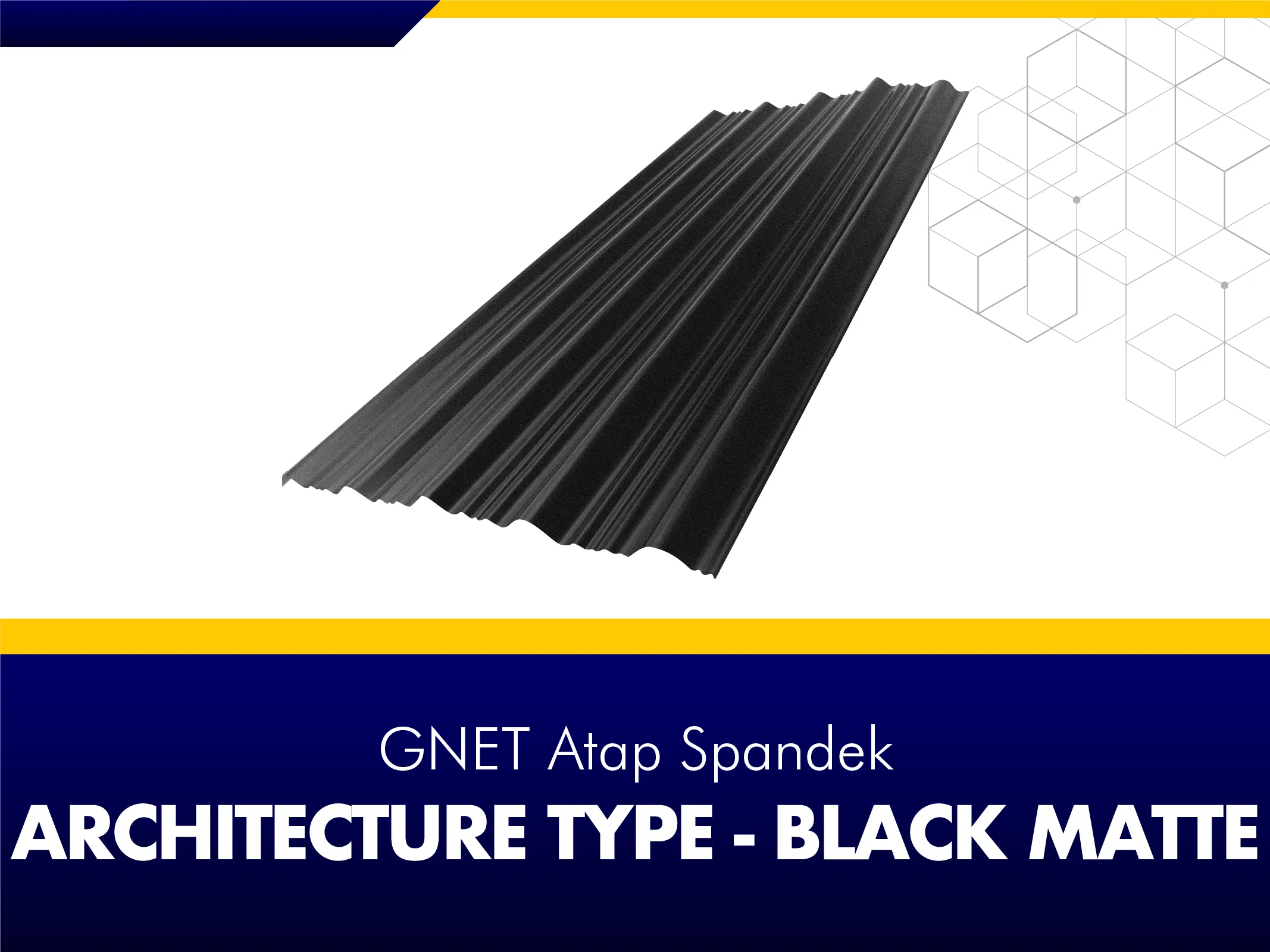 FRAME PRODUCT 2_GNET ROOF DECK - ARCHITECTURE TYPE BLACK MATTE