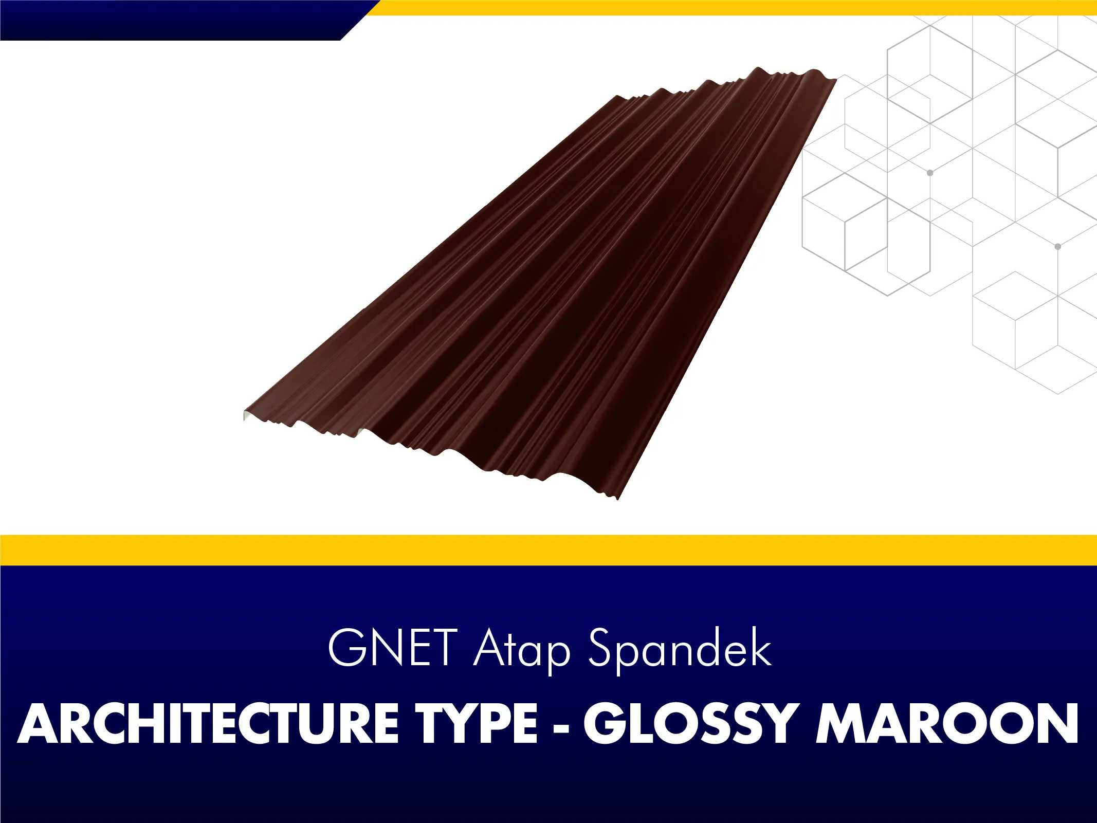 FRAME PRODUCT 2_GNET ROOF DECK - ARCHITECTURE TYPE MAROON