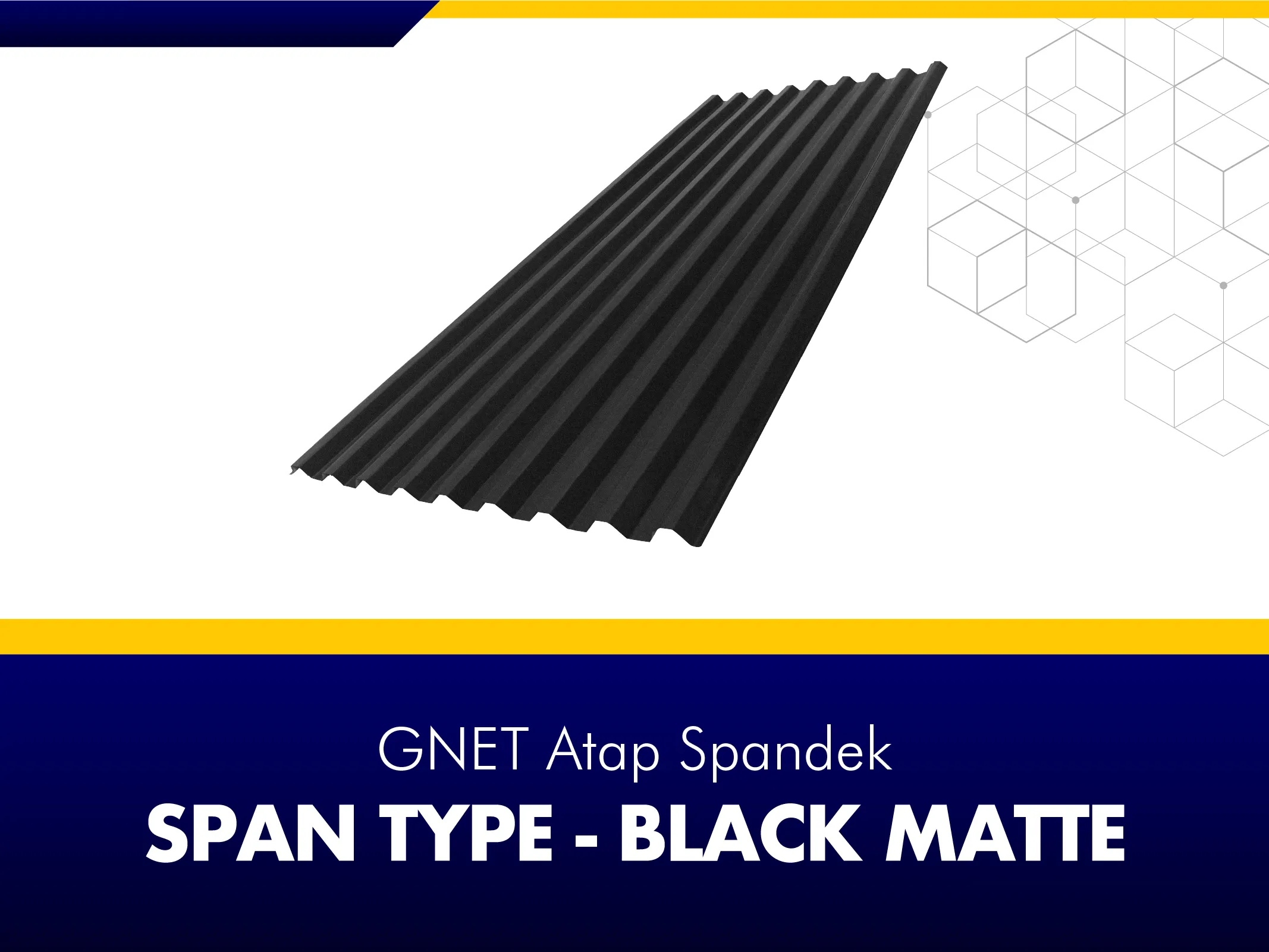 FRAME PRODUCT 2_GNET ROOF DECK - SPAN TYPE BLACK DOFF