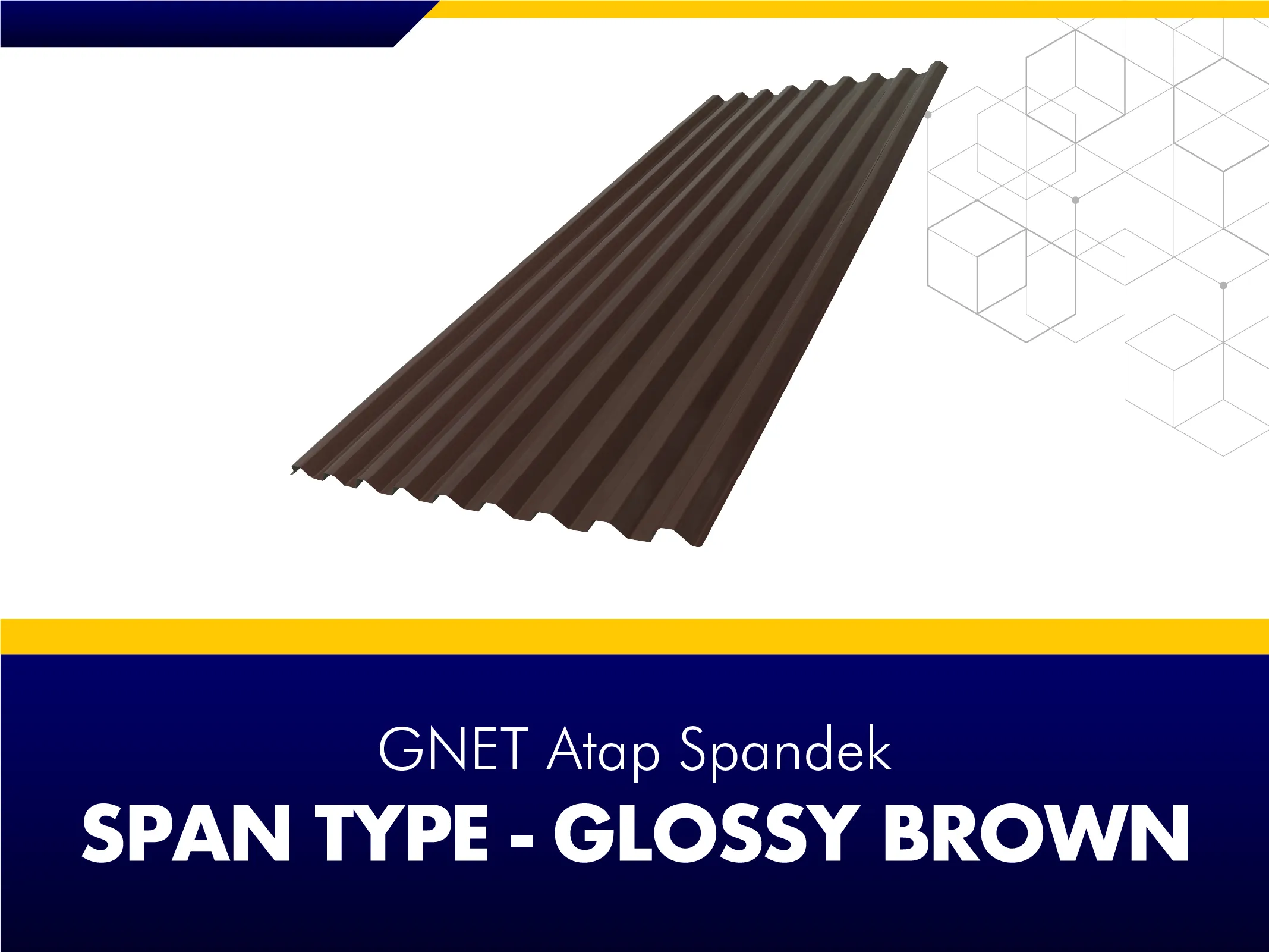 FRAME PRODUCT 2_GNET ROOF DECK - SPAN TYPE COKELAT