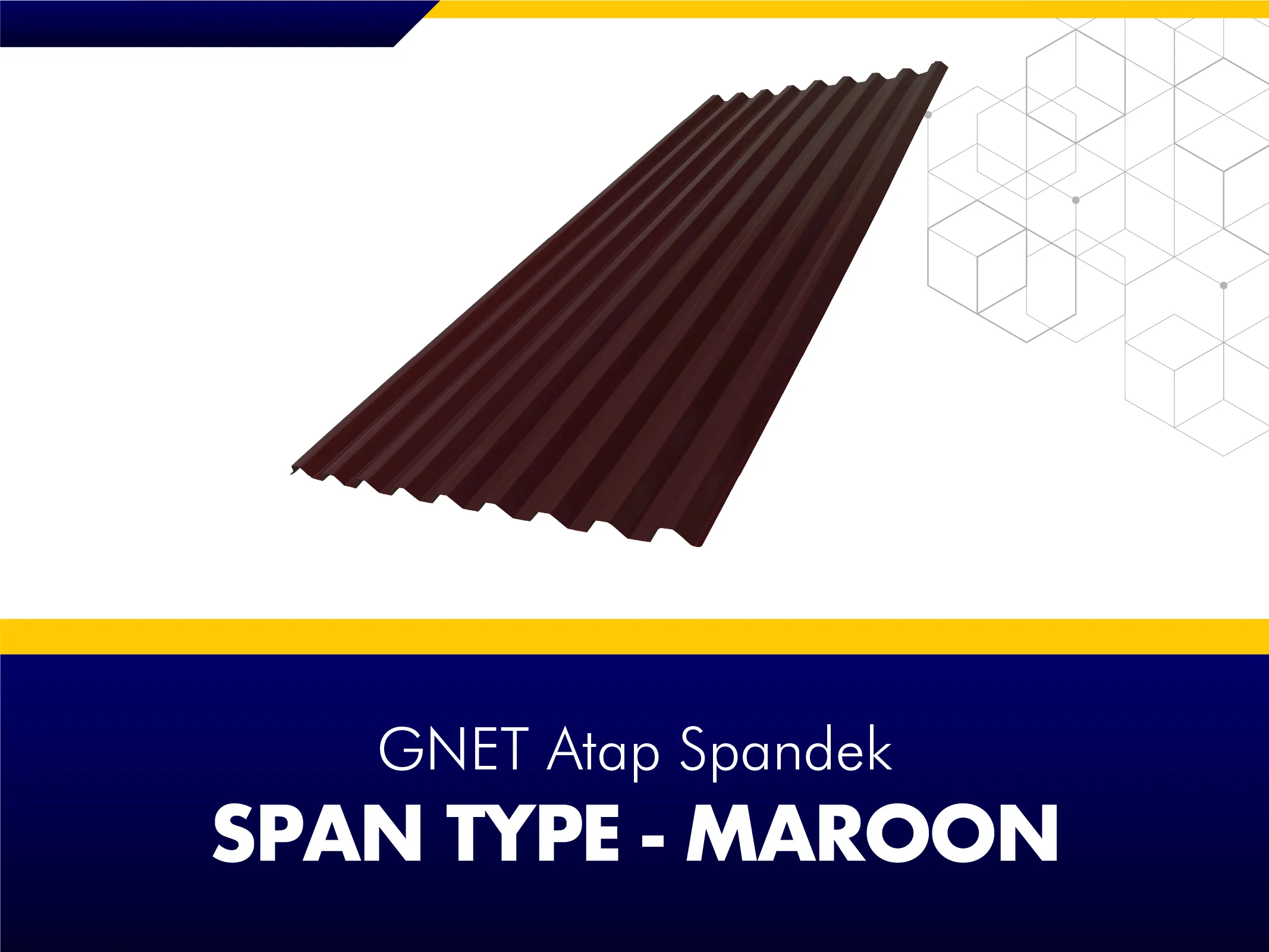 FRAME PRODUCT 2_GNET ROOF DECK - SPAN TYPE MAROON