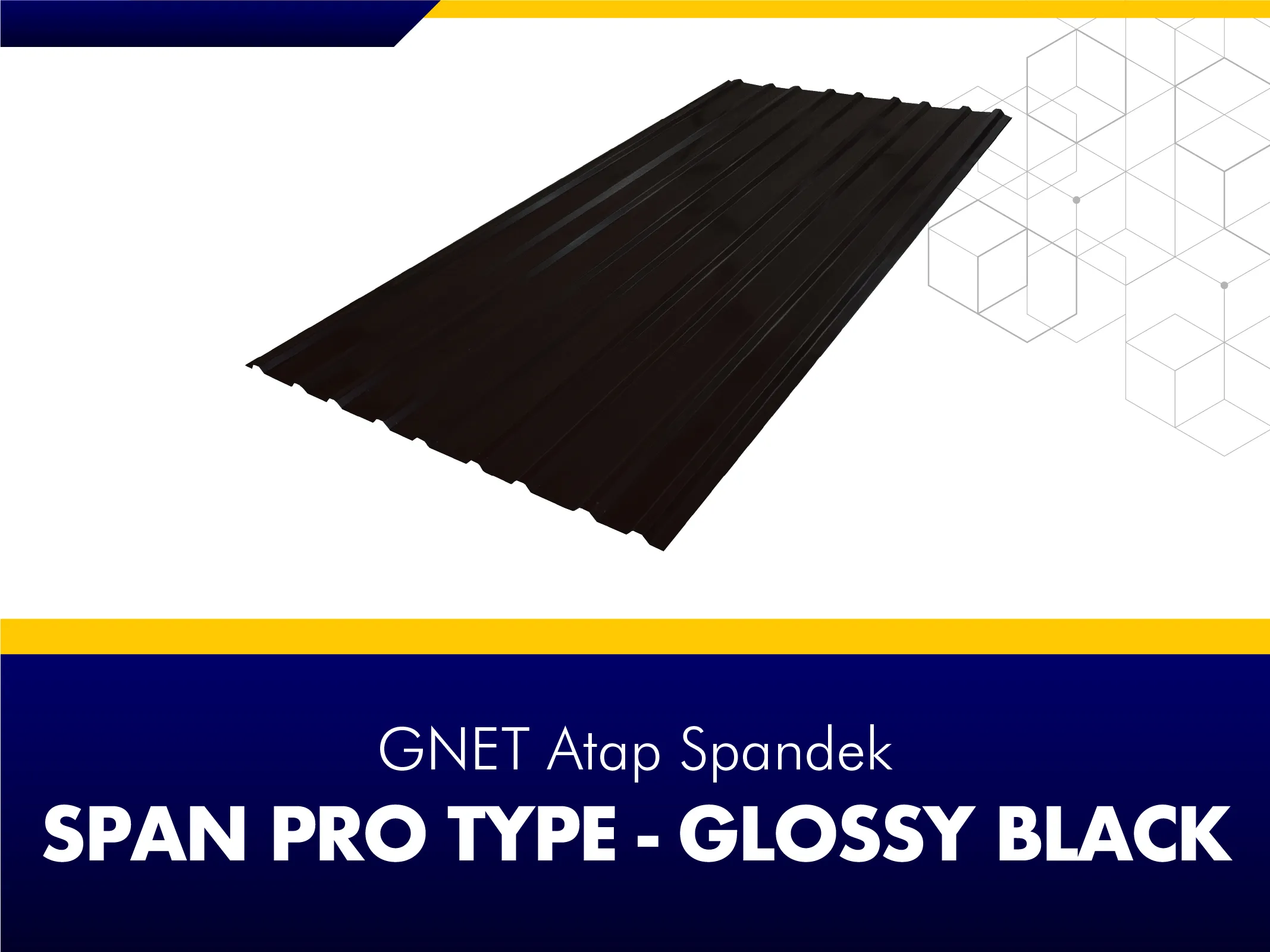 FRAME PRODUCT 2_GNET ROOF DECK - SPAN PRO TYPE BLACK