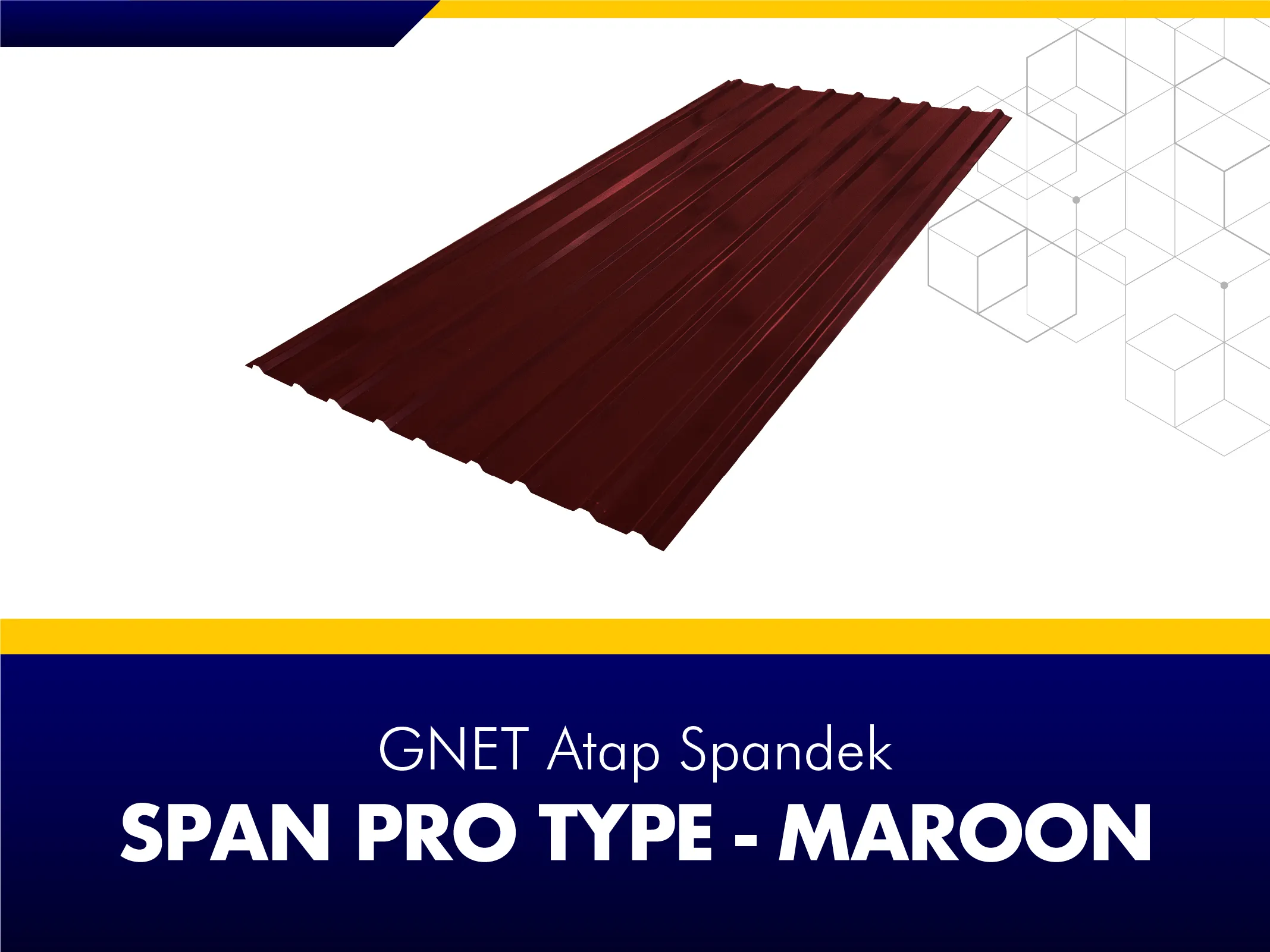 FRAME PRODUCT 2_GNET ROOF DECK - SPAN PRO TYPE MAROON
