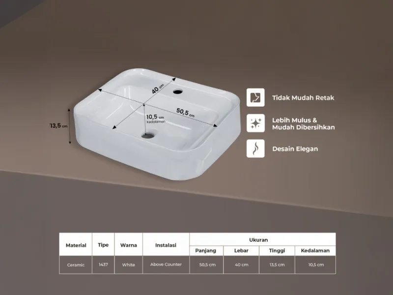 Lavatory by GNET Tipe 1437