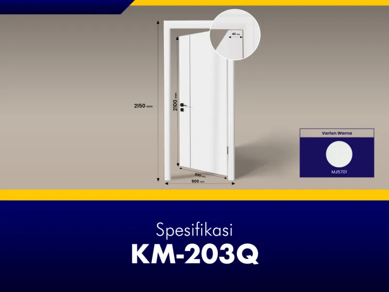 GNET WPC Door Set Tipe KM-203Q_Spesifikasi