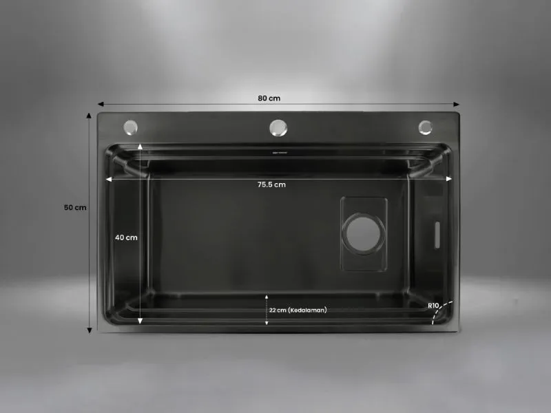 Ukuran Luxuric SG-8048AR1 BK