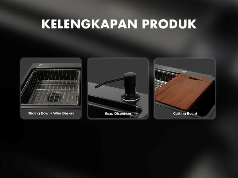 Kelengkapan Produk  SG-8048AR1 BK