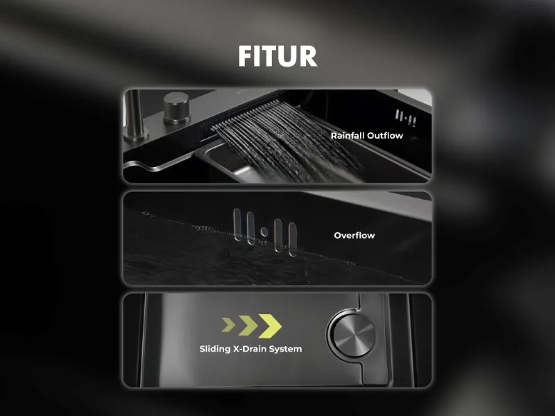 Fitur Kitchen Sink H-8050TS5 BK