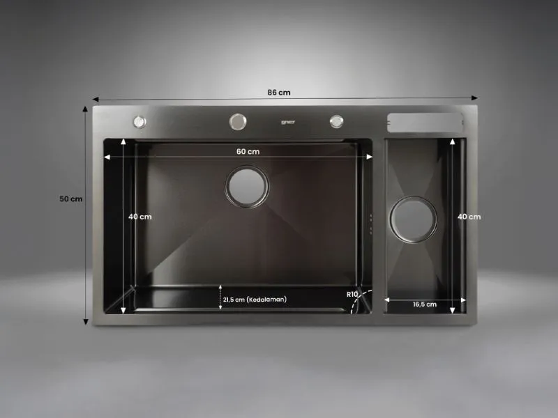 Ukuran Luxuric H-8553US EBBK