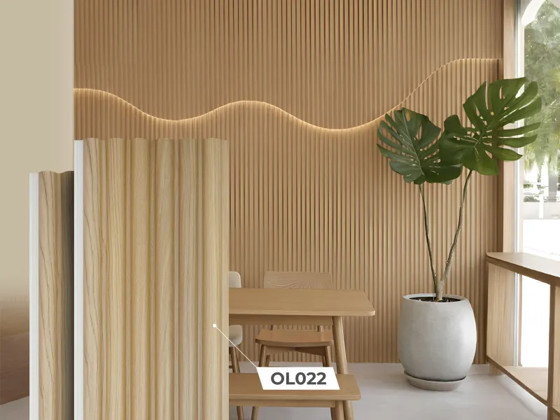 Contoh Pengaplikasian GNET WPC Wall Panel