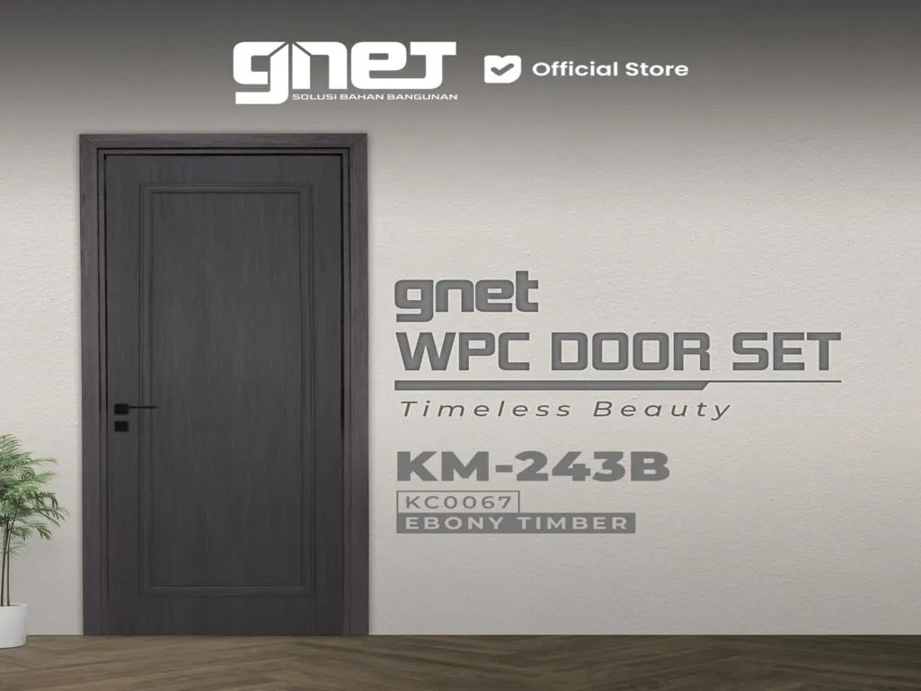 GNET WPC Door Set Tipe KM-244B