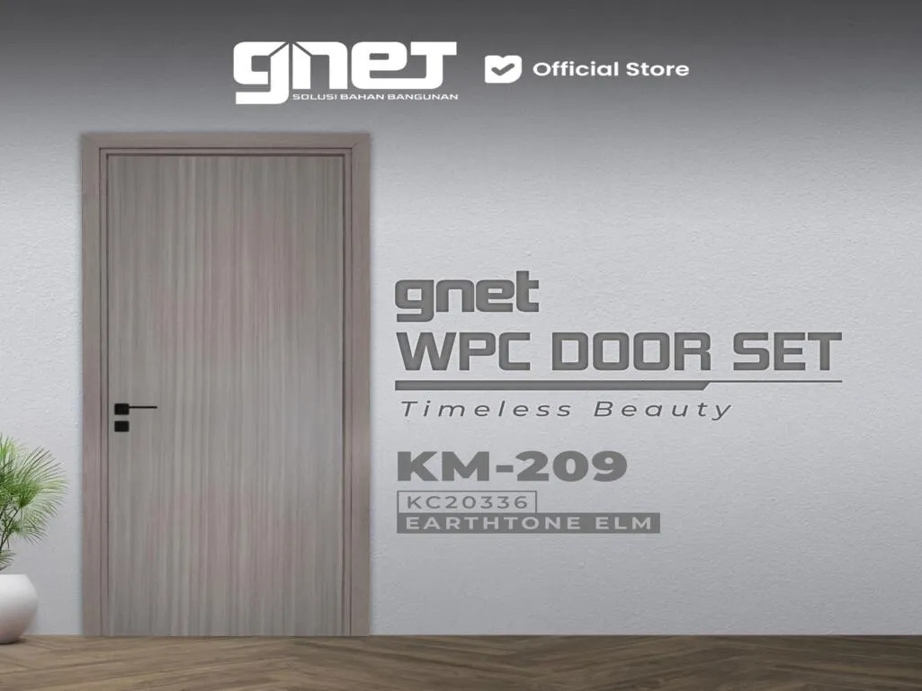 GNET WPC Door Set Tipe KM-209