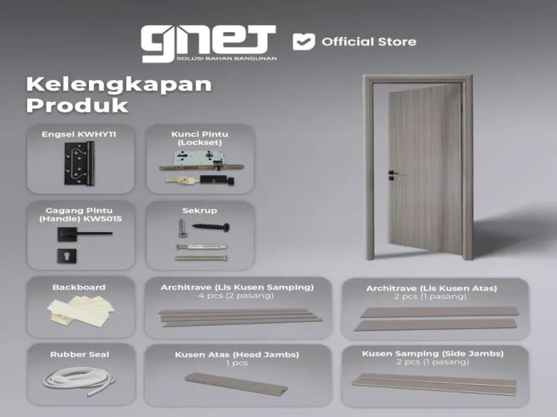 Tipe KM-209 Kelengkapan Produk