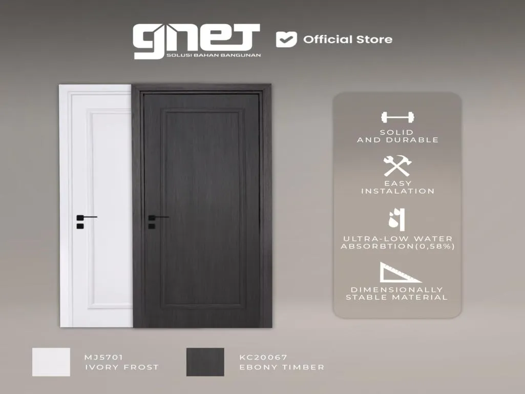 GNET WPC Door Set Tipe KM-243B Keunggulan