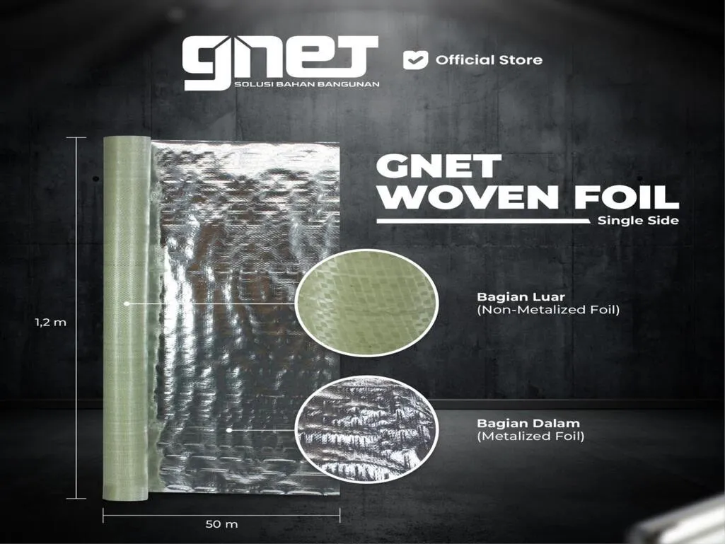 Ukuran GNET Woven Foil Single Side