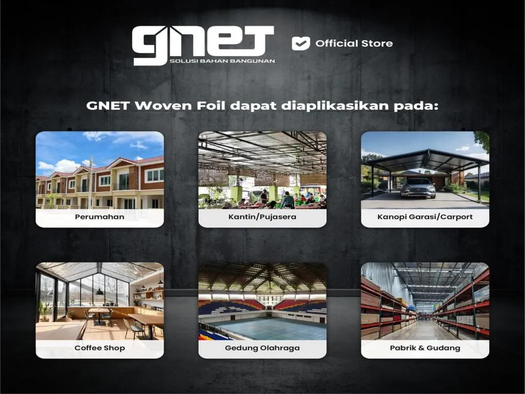Rekomendasi Tempat Pemasangan GNET Woven Foil