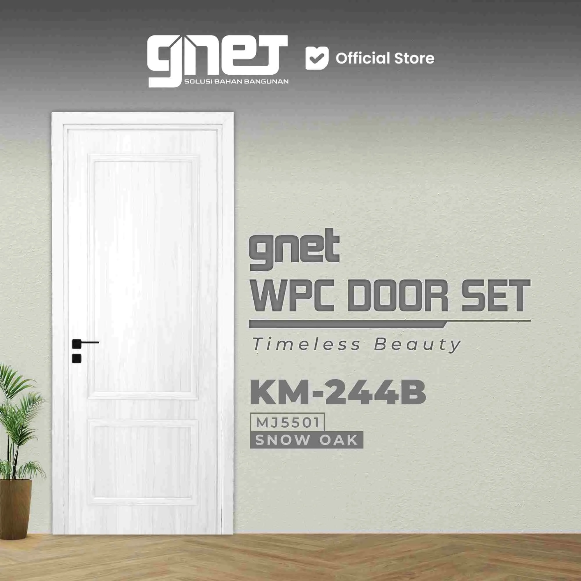 GNET WPC Door Set Tipe KM-244B