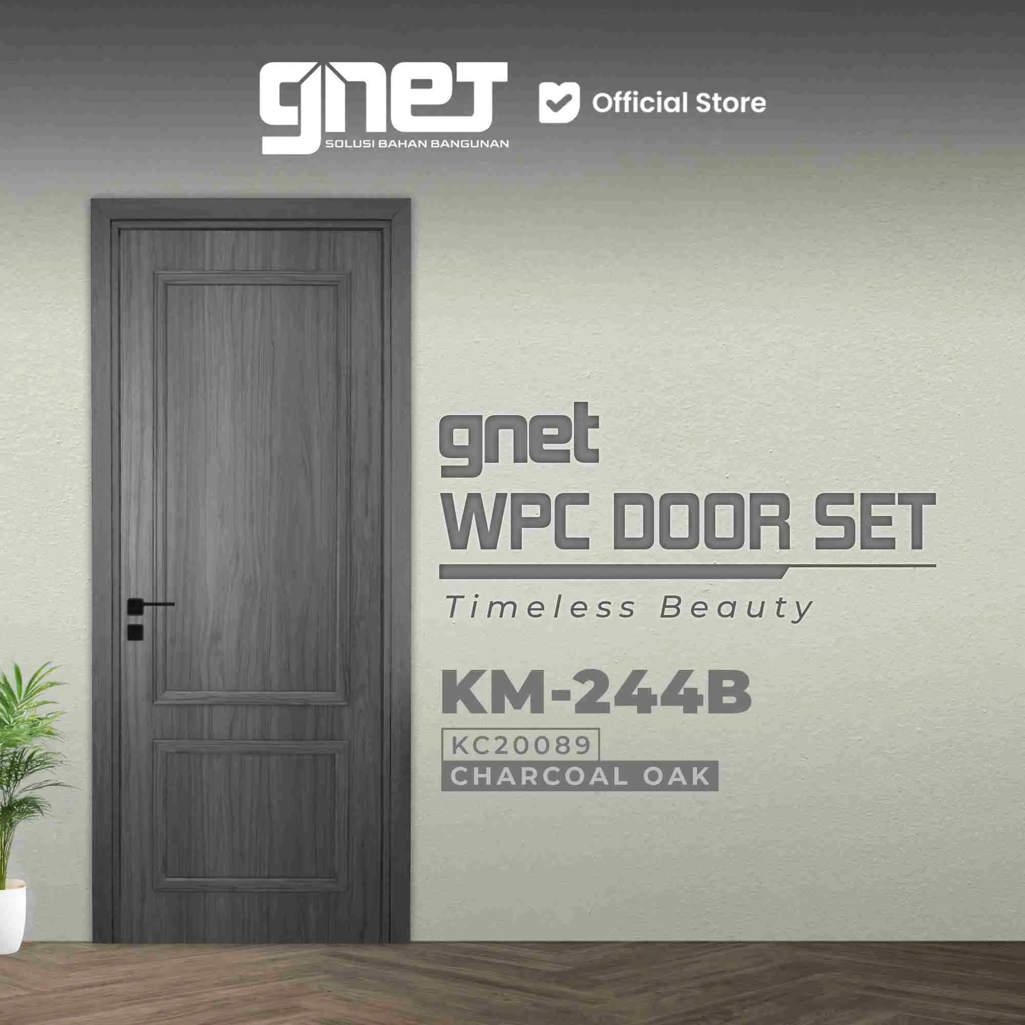 GNET WPC Door Set Tipe KM-244B