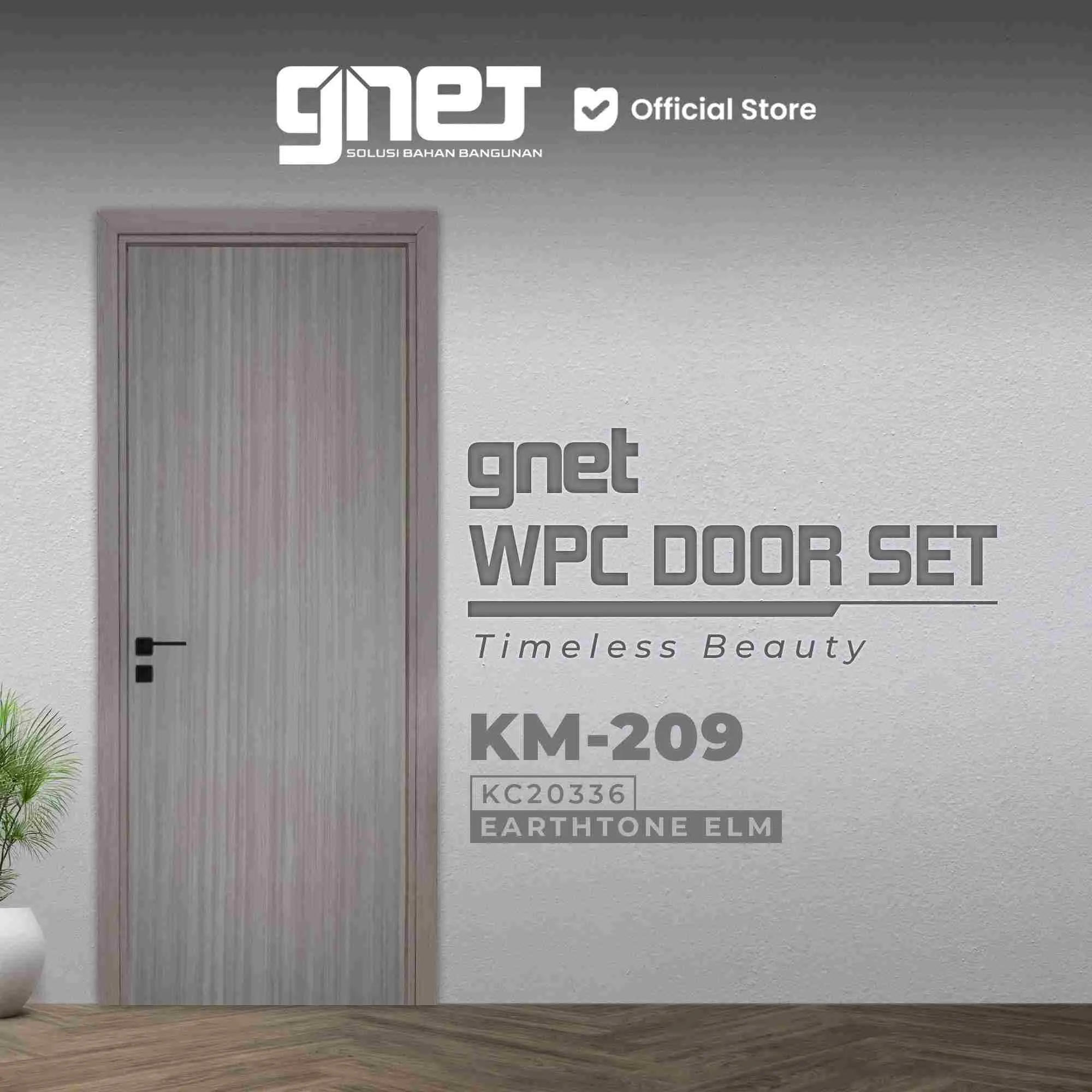 GNET WPC Door Set Tipe KM-209