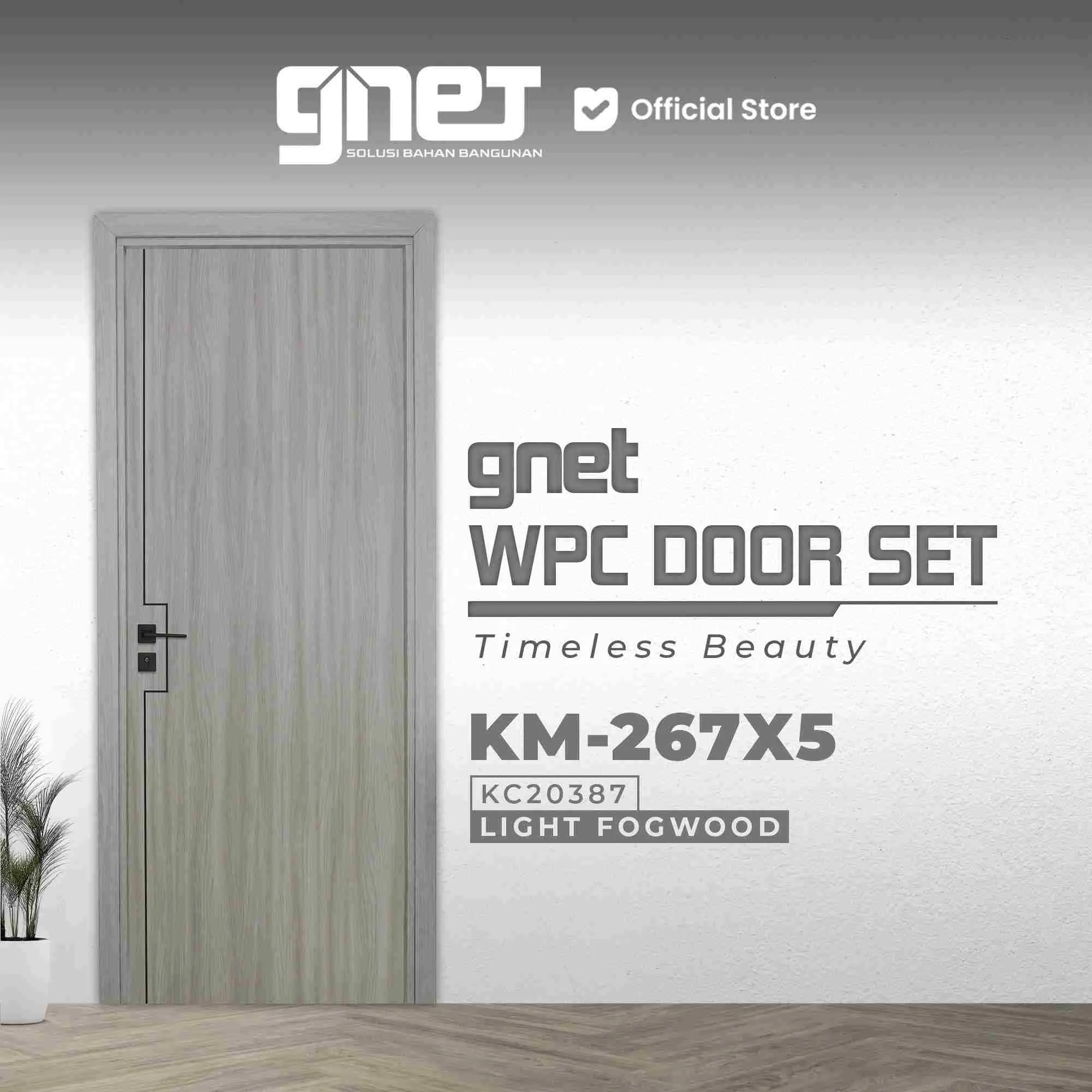 GNET WPC Door Set Tipe KM-267X5