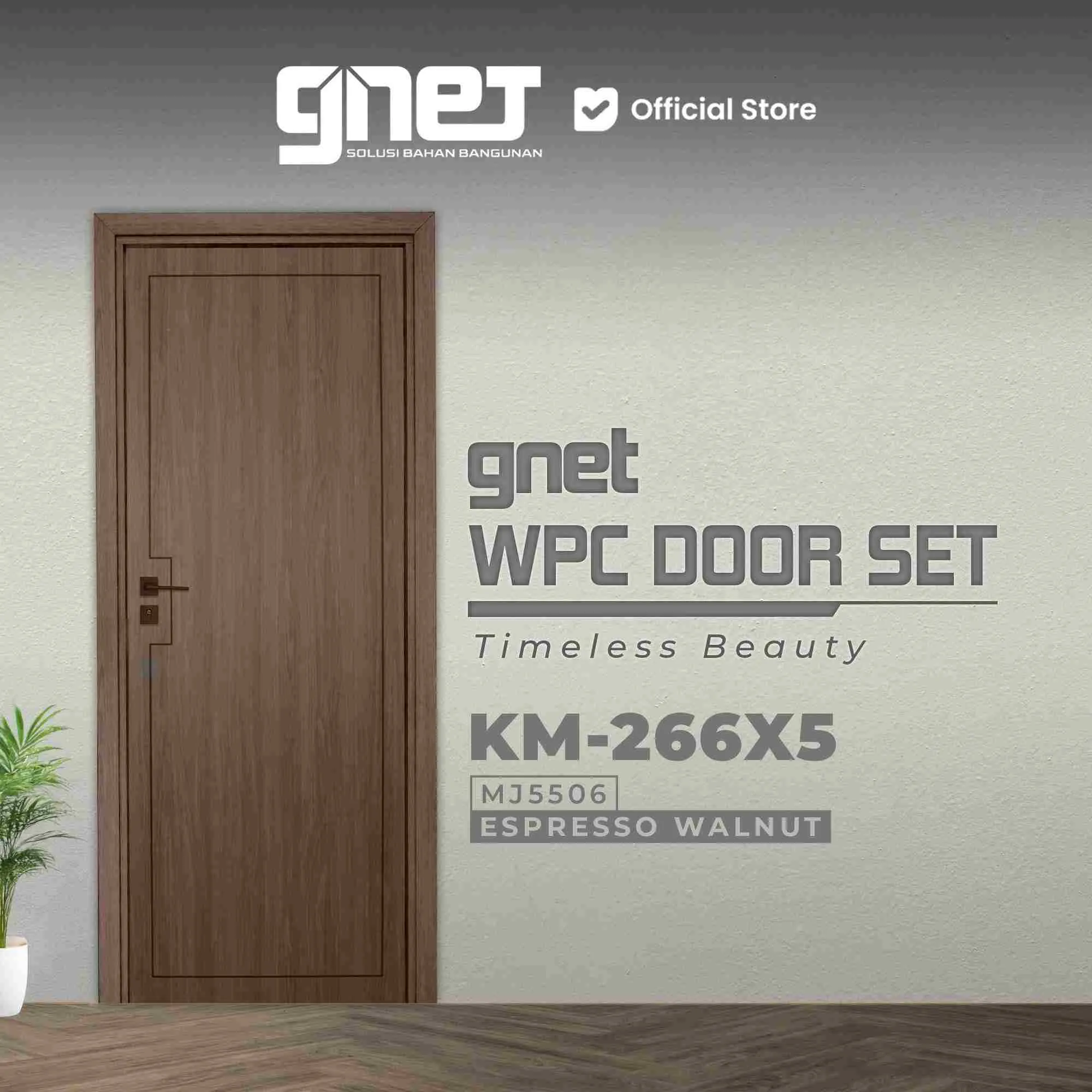 GNET WPC Door Set Tipe KM-266x5