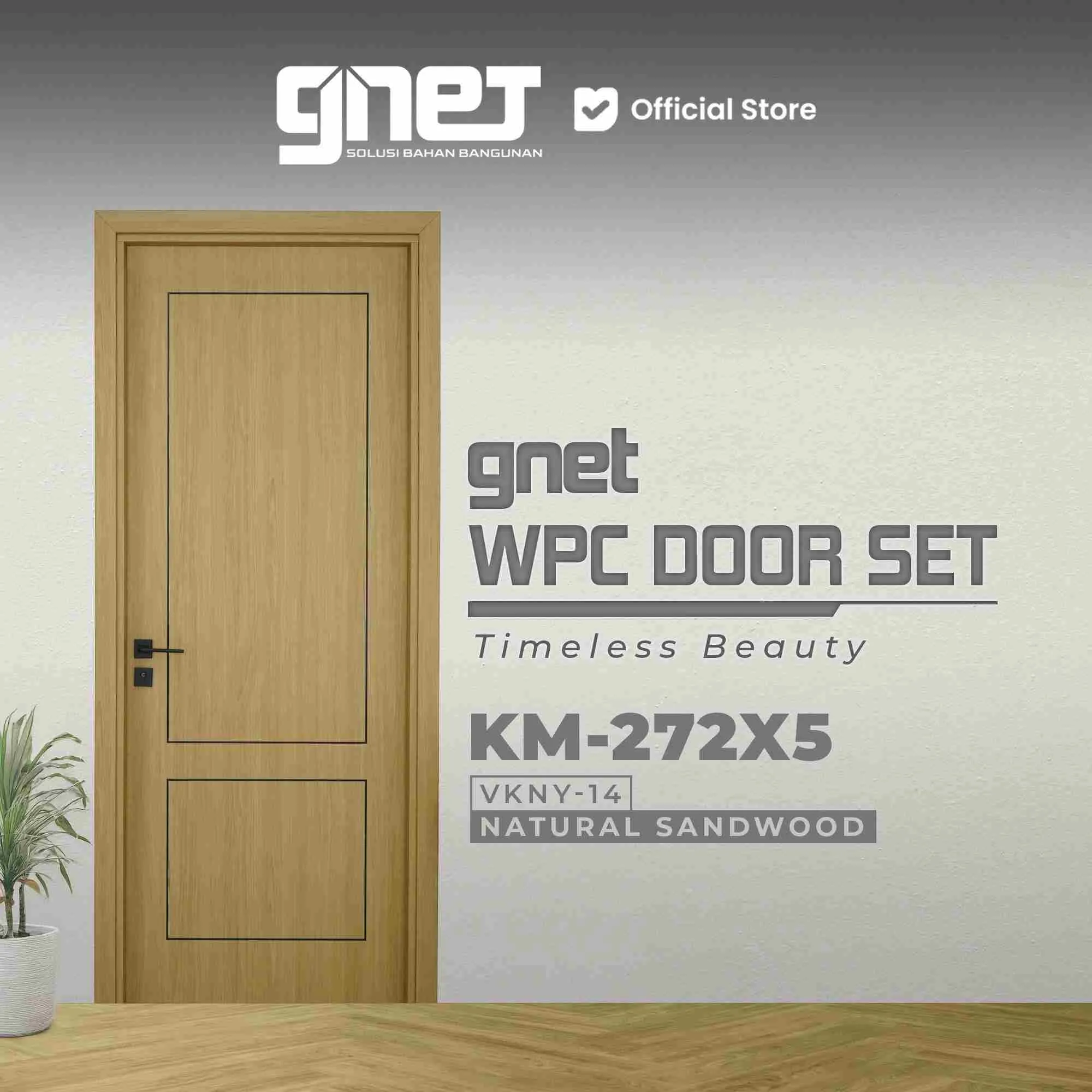 GNET WPC Door Set Tipe KM-272X5