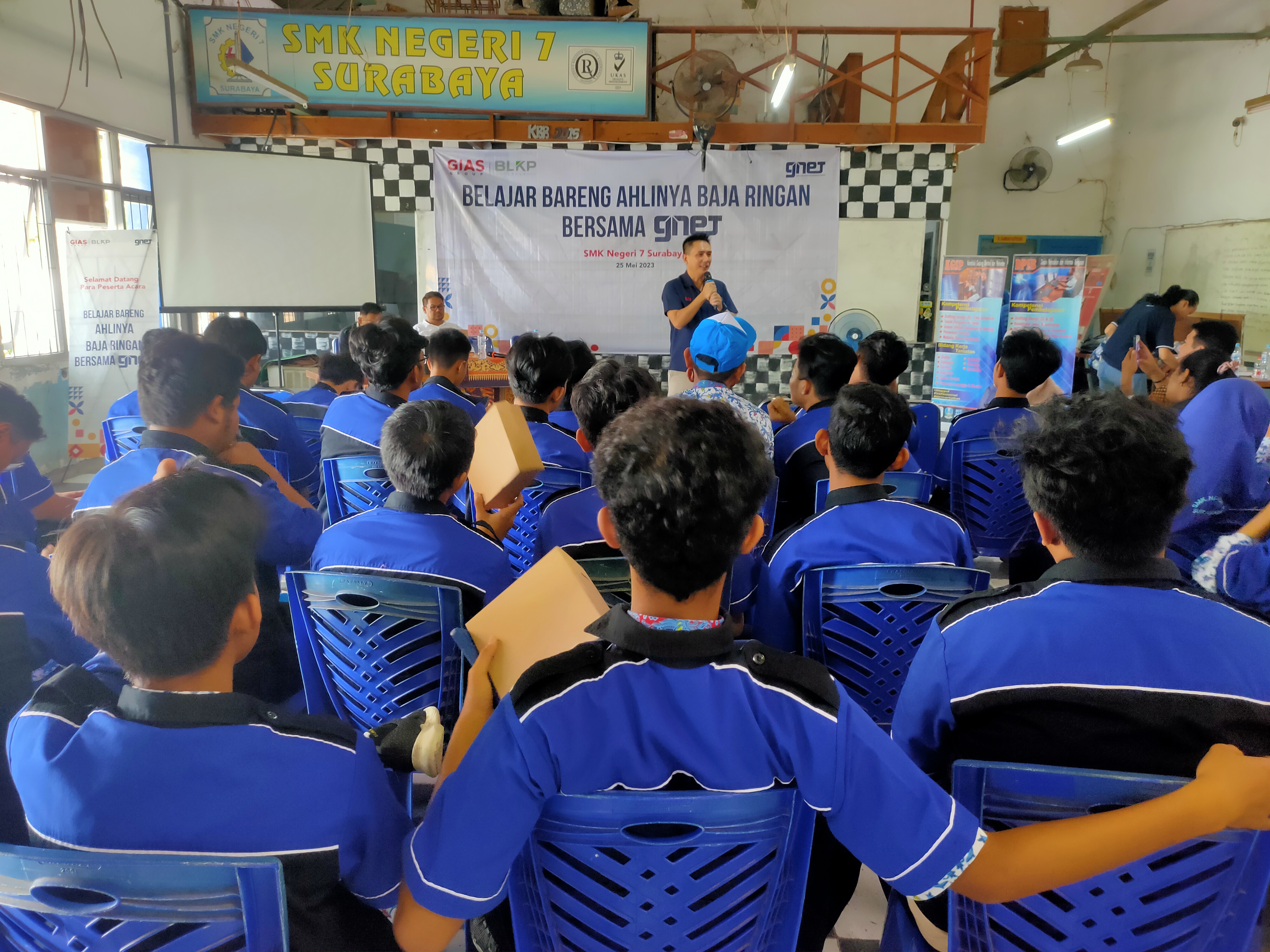Semangat Membangun Pendidikan Teknik di Indonesia, GIAS dan BLKP Gelar Edukasi Baja Ringan 
