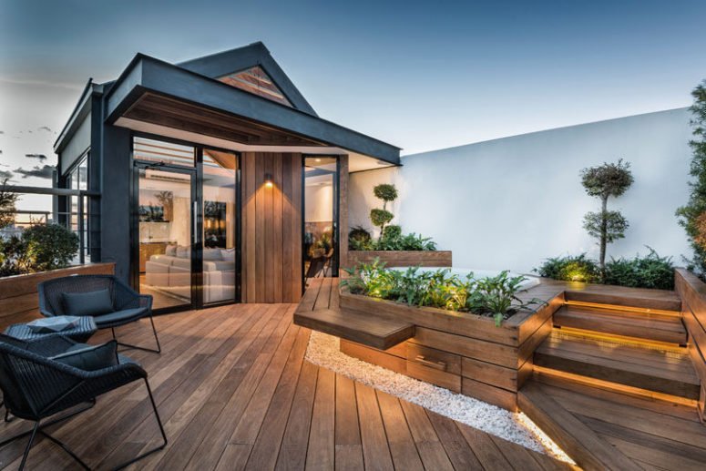 rooftop rumah minimalis 