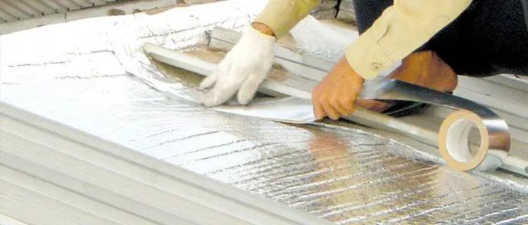 cara pasang aluminium foil atap