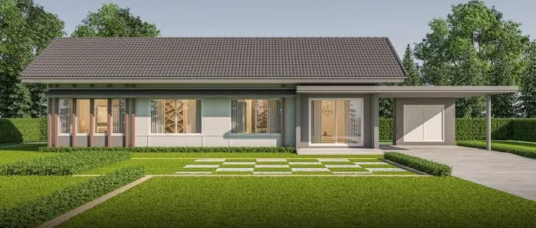 model atap rumah memanjang