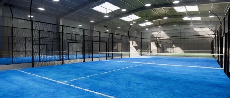 Lapangan Padel Desain Standar