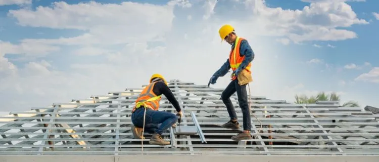 cara pasang baja ringan atap genteng