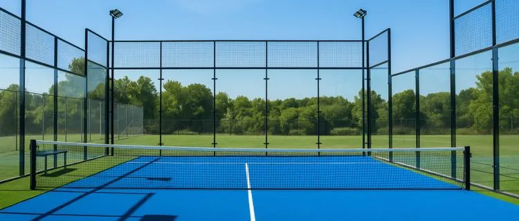 Lapangan Padel Desain Standar