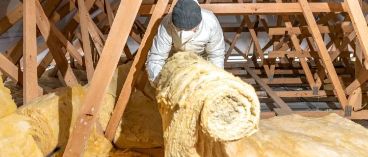 glasswool peredam panas