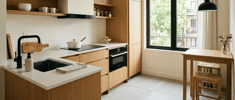 dapur minimalis modern ukuran kecil tapi cantik
