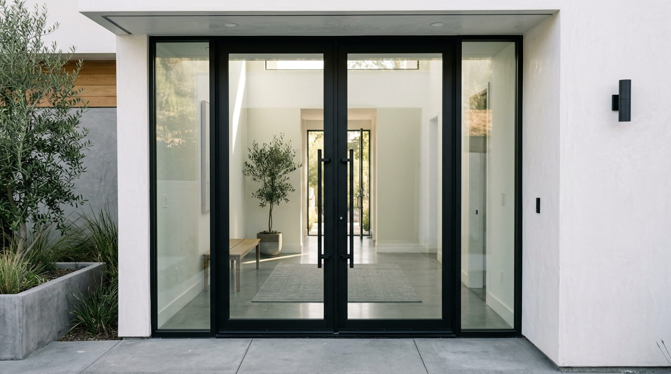 model pintu minimalis 2 pintu terbaru