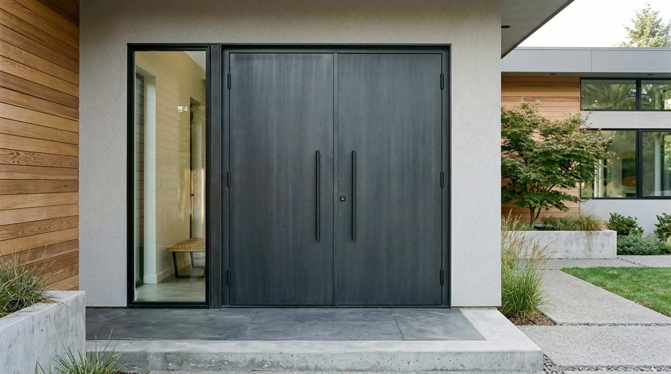 model pintu minimalis 2 pintu terbaru