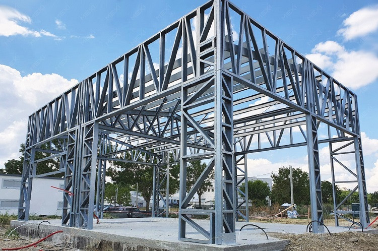 Membuat Rangka Utama Tiang Gapura Sisi Kiri